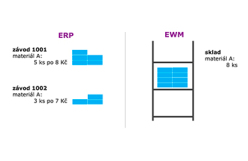 SAP EWM add-ons (14.): Společná EWM zásoba pro více závodů