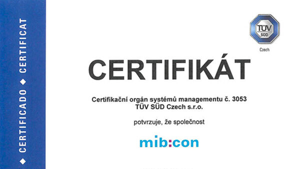 Mibcon meets ISO 27001:2014